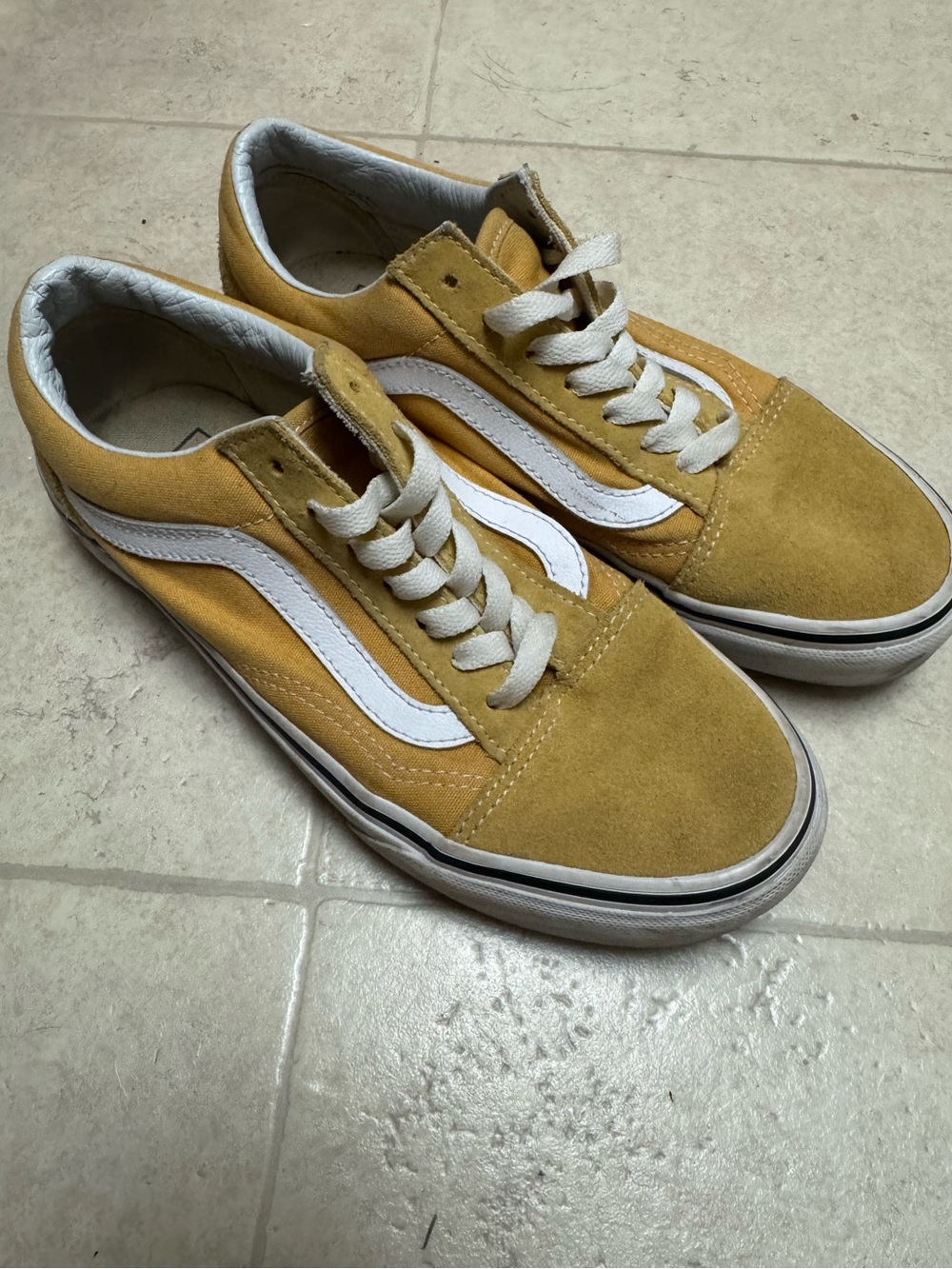 Vans Yellow low tops